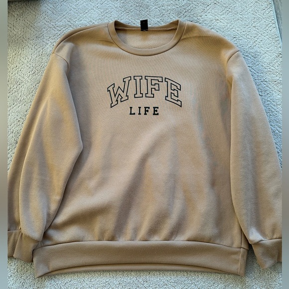 Shein ‘Wife Life’ Sweatshirt - Picture 2 of 4